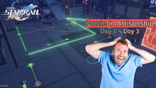 All guide Puzzle in Artisanship Day 1 – Day 3 | Honkai Star Rail