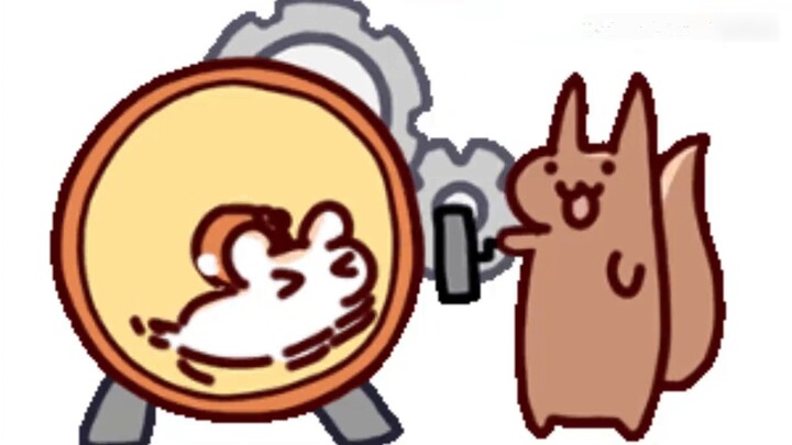 [Rat Candy] Although the two rats have very different tastes, the squirrel will still work hard to m