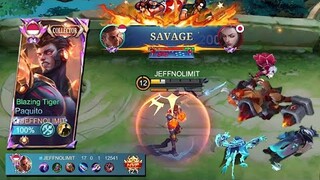 WOW!!😍 PAQUITO SAVAGE + PERFECT GAMEPLAY 17 KILLS 0 DEATH COYYY!! Mobile Legends