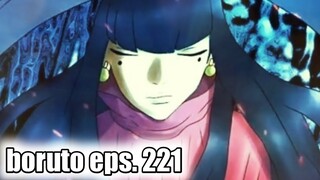 boruto episode 221 sub indo full bahasa indonesia - munculnya eida dengan kekuatan mata senrigan