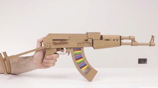 How to make a paper AK47, you can learn it at a glance, but you will lose it as soon as you learn it