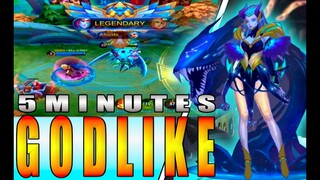 BEST SELENA ROTATION | 5 MINUTES GODLIKE | MOBILE LEGENDS: BANGBANG