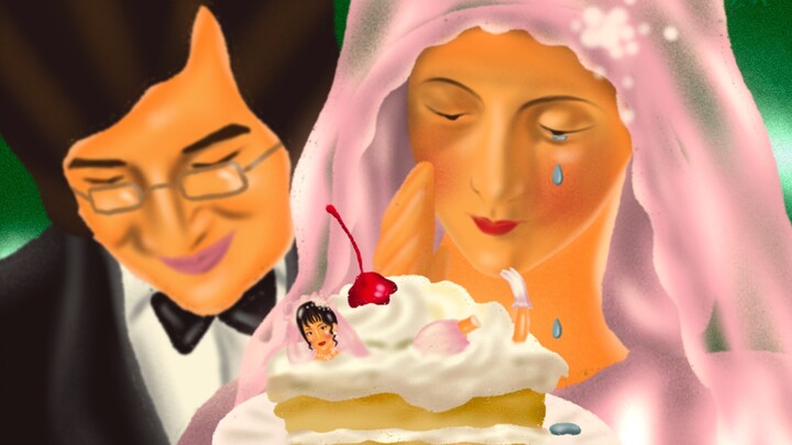 "The day the building stops moving, the bride stops crying"