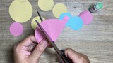 Cách cắt dán con chim  bằng giấy siêu đẹp / Đồ chơi  origami / Mĩ thuật sáng tạo