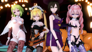 【MMD】ราวกับว่ามันเป็นครั้งสุดท้ายของคุณ - สุขสันต์วันฮาโลวีน Gumi Neru Meiko Teto