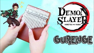 Demon Slayer : Kimetsu no Yaiba (Opening) LiSA - Gurenge | Kalimba Cover with Tabs ♡