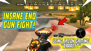 INSANE END GUN FIGHTS!"GINAMIT KO BARIL NI JAZON GAMING"(Rules Of Survival)