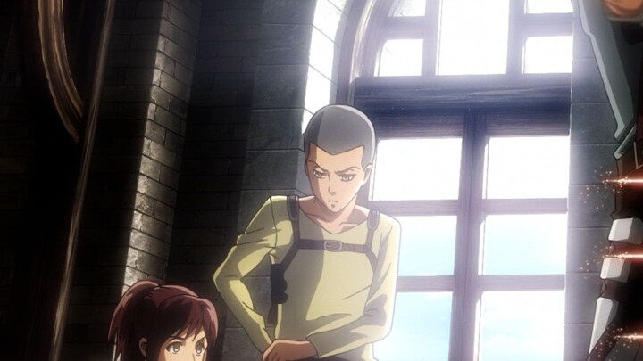 A detail that I didn't notice in the opening credits: Sasha is helping Connie put on her clothes.