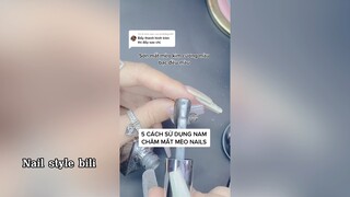 5 cách sử dụng nam châm mắt mèo nails