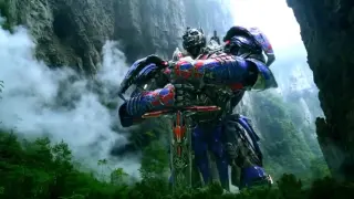 [Transformers] Optimus Prime VS Dinosaur Sect Leader Cable