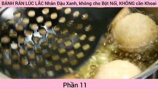 cách làm bánh rán lúc lắc nhân đậu xanh #11