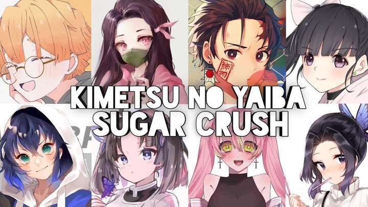 Sugar Crush versi Kimetsu no yaiba || Demon slayer's couple edits #amv #animation #demonslayer