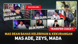Mas Dean Roasting Mas Ade, Zeys, Mas Mada ? Mas Ade: Mau Dijual Kah Bjorn ? Transfer Coach is Rill ?