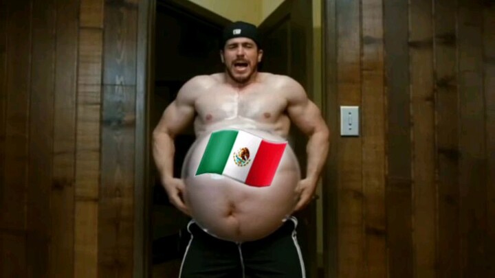 video man drink water 1,056 liter inflation belly approximately 756,096 time faster