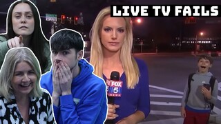 BRITISH FAMILY REACTS | Live TV Fails... Funny Compilation!