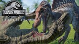 T-Rex vs Spinosaurus || THE BATTLE DOME - Episode 1
