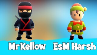 MrKellow vs EsM Harsh Stumble Guys