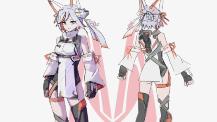 [การแปลงร่างของ Kamen Rider Girl] ภาพการตั้งค่า Extreme Fox Geats