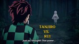 Pertarungan sengit TANJIRO vs. RUI!! 😱🔥🔥