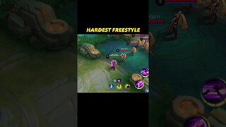 ✅ hardest freestyle every (only 1% can do this) #mlbb #chou #choou