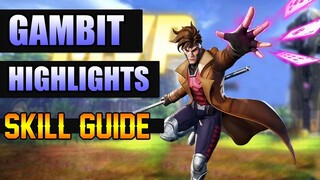 GAMBIT HIGHLIGHTS (MARKSMAN) - MARVEL SUPER WAR