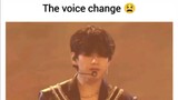 voice change of TAEHYUNG