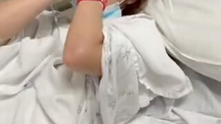 The girl’s still groggy from anesthesia, but the first thing she thinks about is eating—her true foo