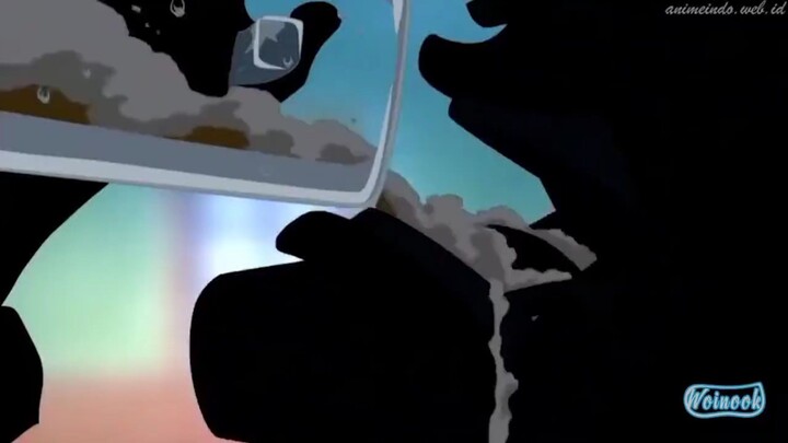 Moment Emak luffy menghajar Garp