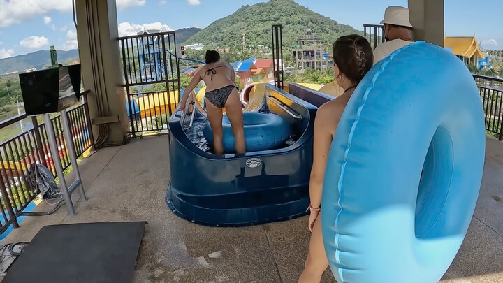 Waterslide - bikini - girl - hot
