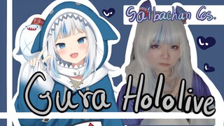 พูดคุยแต่งหน้าคอสเพลย์ Gura Hololive