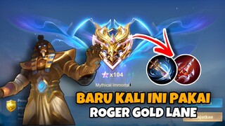 BARU KALI INI SAYA PAKAI ROGER GOLD LANE DI RANK