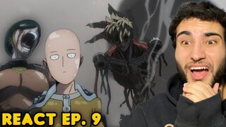 JUSTIÇA! SAITAMA VS REI DO MAR - React One Punch Man EP.  9 DUBLADO Temporada 1 REACTION