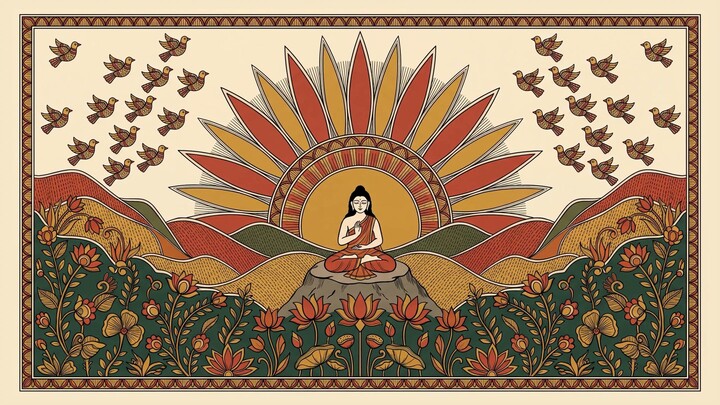 1 Hour Meditation Drone in D · Sunrise Over the Hills · No Talking