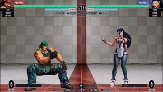 KOF15　チャンピオンvsチャンピオン　動きがすごすぎる…ルオン　最強のリーチからの空中コンボ