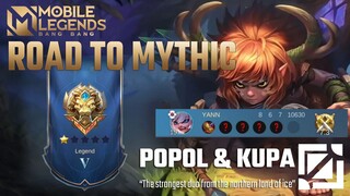 ROAD TO MYTHIC SOLO 8 | POPOL KUPA | Mobile Legends: Bang Bang Gameplay