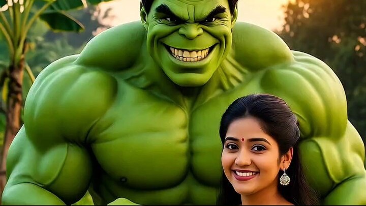 Hulk trying to impress his GF