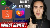 SHOPEE & LAZADA REVIEW | Murang Wallet, Turtleneck At IBA PA! | Sulit ba or SCAM?
