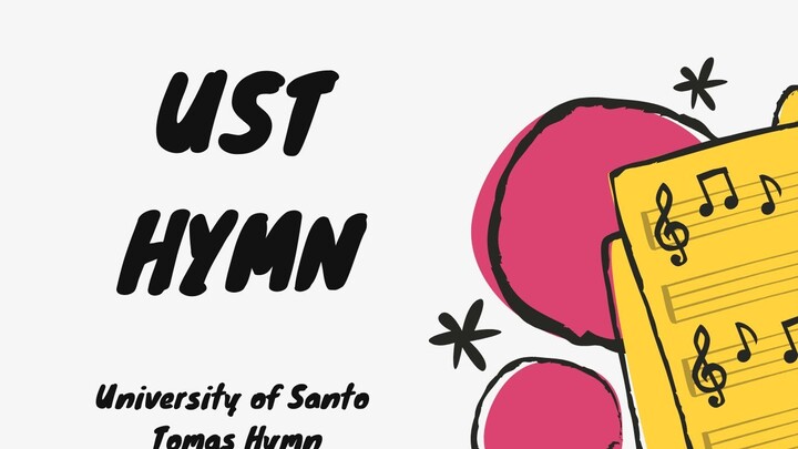 UST HYMN | Sheet Music with Lyrics