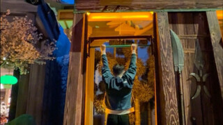 When CrossFit athletes visit Universal Studios, the must-try attraction: Kung Fu Panda Pull-Up Chall