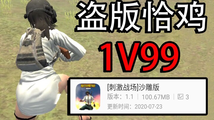 A knockoff of Peacekeeper Elite—experiencing 1v99 and even being able to connect online? That's just