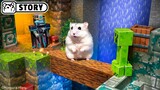 Hamster dalam Petualangan Bawah Tanah Minecraft - Rawa Lembab Seri 1 🐹 Homura Ham