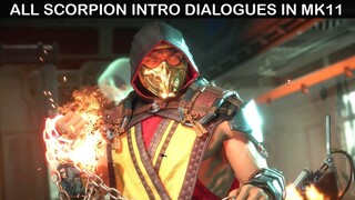 Mortal Kombat 11 - All Scorpion Intro Dialogues (COMPLETE)