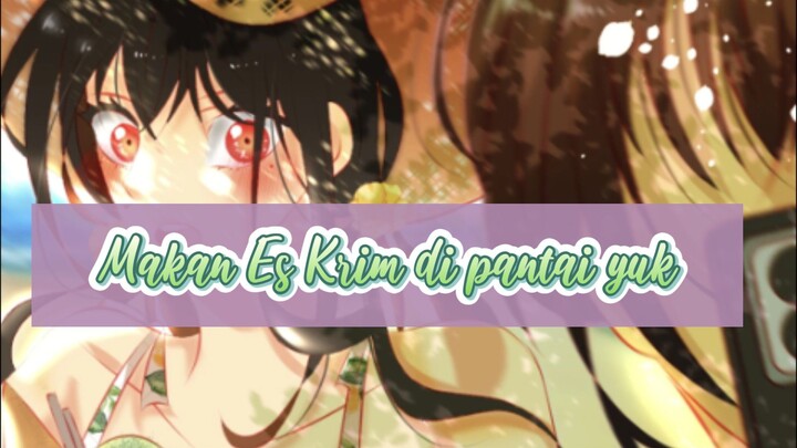 speed paint - giselle ke pantai