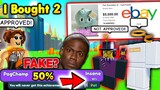 Preston Mad Over Plushies Being Sold on Ebay & 50% PogChamp Was FAKE? in Pet Simulator X
