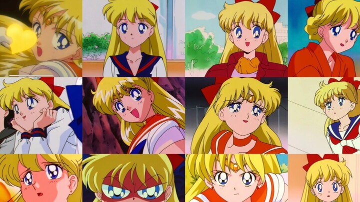 Sailor Moon animation Sailor Venus drawn by different animation directors