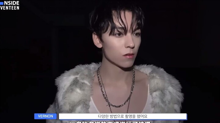 【SVT_ZER·0】[ข้างหลังเวที SEVENTEEN] VERNON ‘ตาช้ำ’ บันทึกการถ่ายทำ ซับไตเติลภาษาจีน