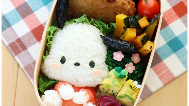 【Bento Diary】Challenge to bring a different lunch every day, super cute Pacha dog