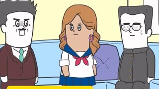 หลังจากดูการ์ตูนญี่ปุ่นสุดฮาแล้ว แม่ของฉันก็ให้น้องสาวกับฉัน