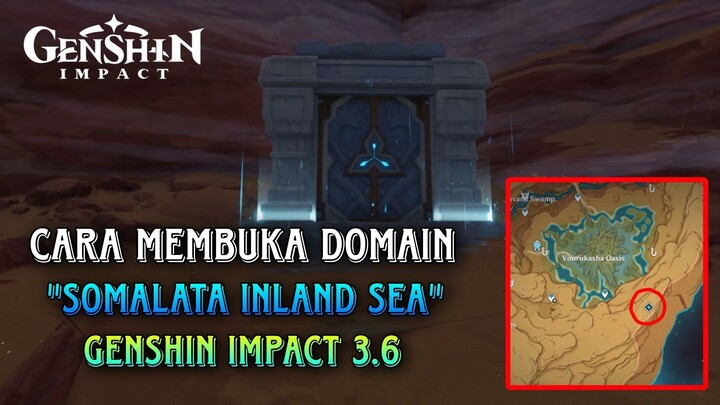 Cara Membuka Domain "Somalata Inland Sea" Genshin Impact 3.6