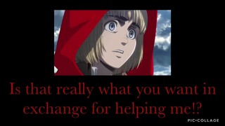 Lost in the Dark | ASMR | Little Red! Armin Arlert x Wolf! Listener (Ft. Sasha Braus)